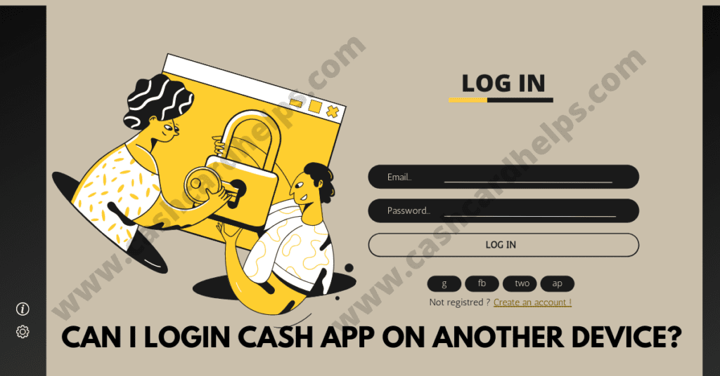 how to log in cash app on another device