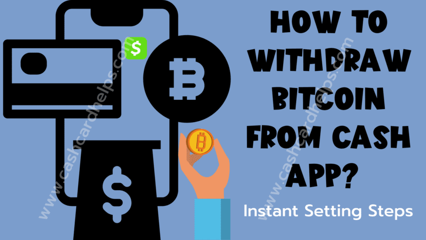 withdraw bitcoin from cash app