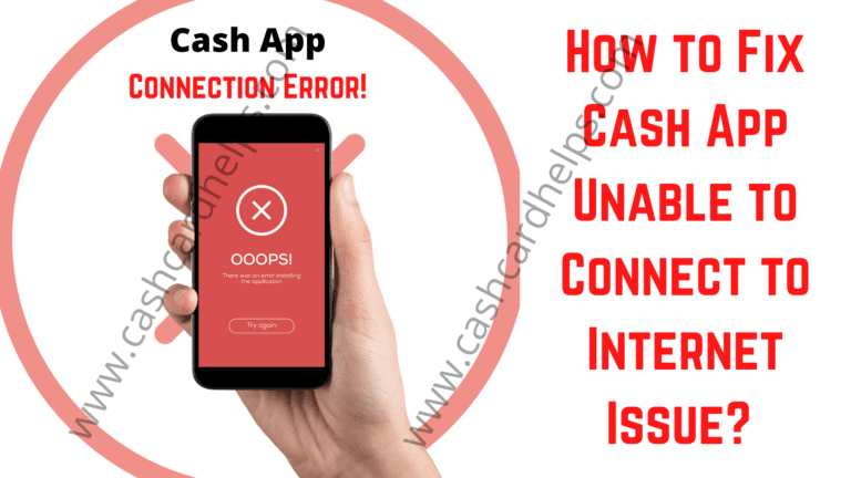cash app unable to connect to internet