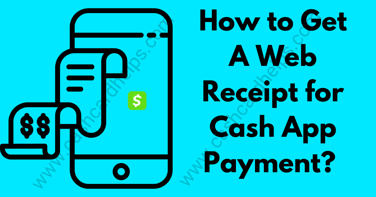 get a web receipt for cash app payment