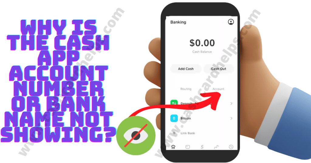 cash app bank name routing and account number