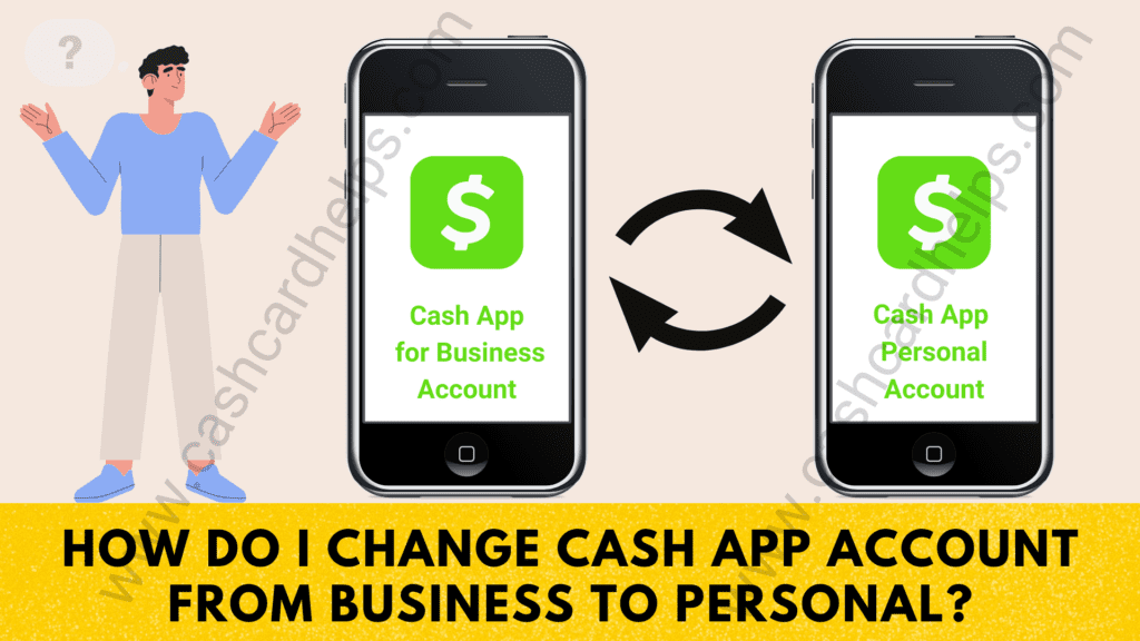 change cash app account from business to personal