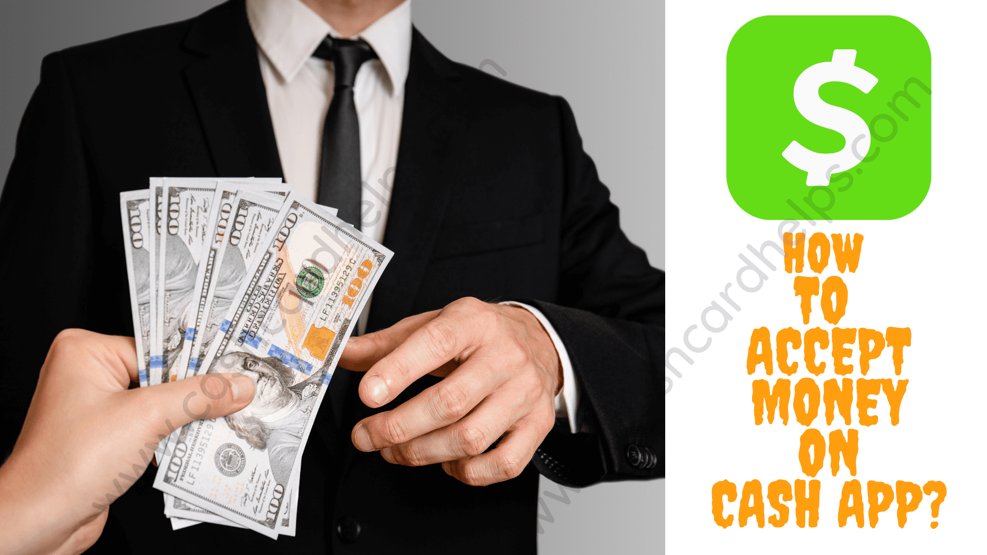 how to accept money on cash app