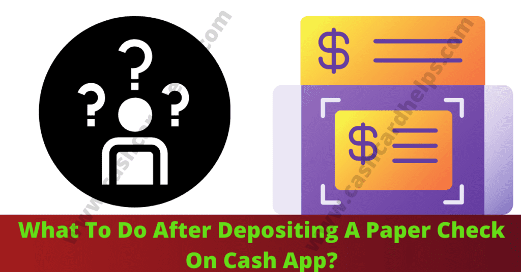 can you deposit a paper check on cash app