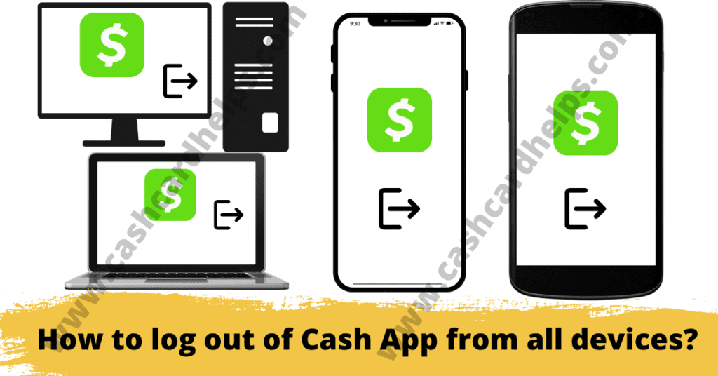 how to log out of cash app