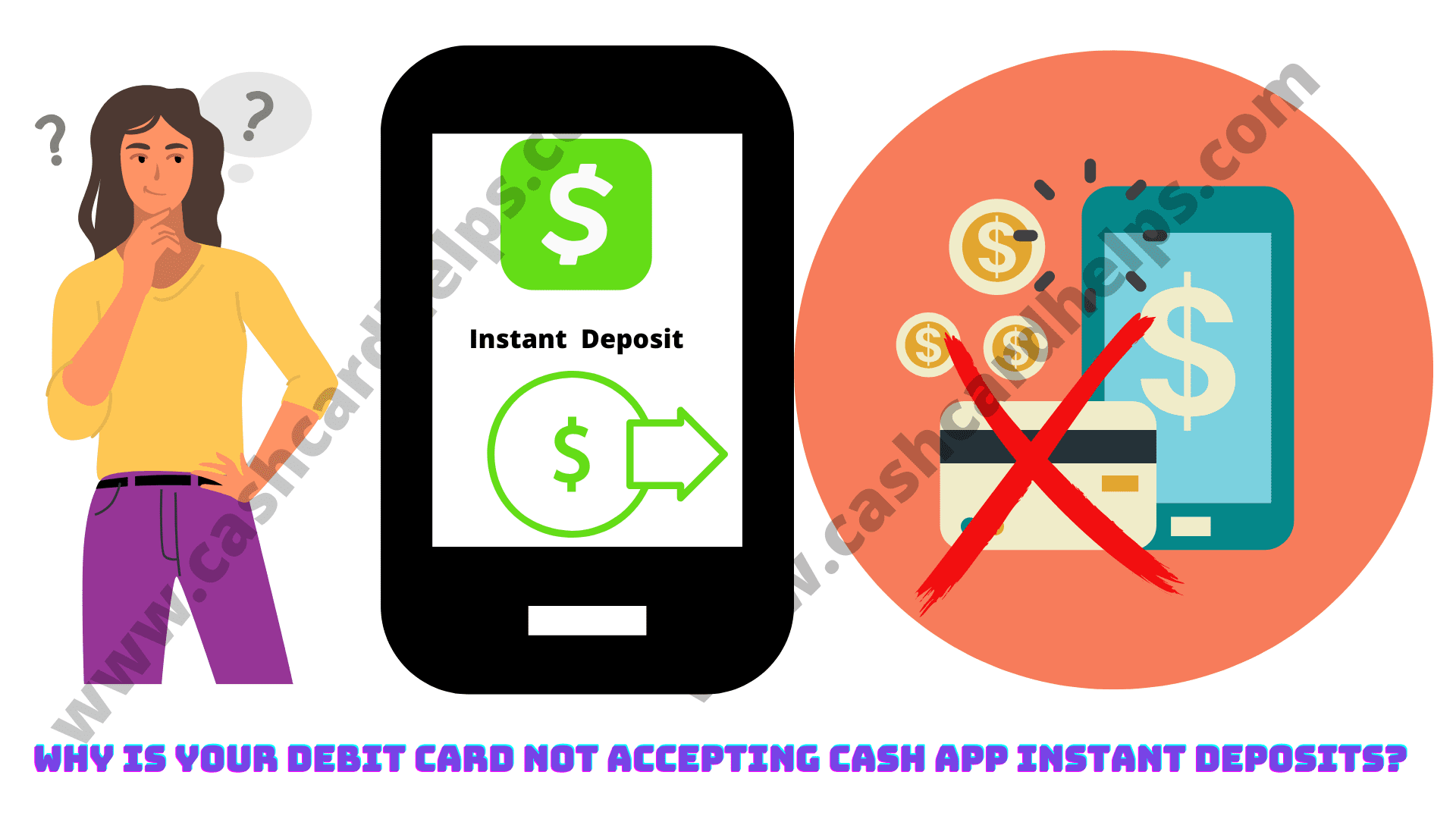debit card not accepting cash app instant deposits