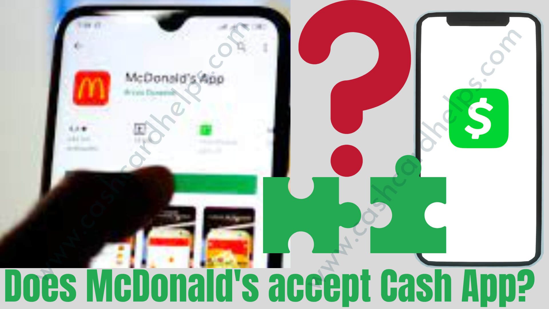 does mcdonalds accept cash app