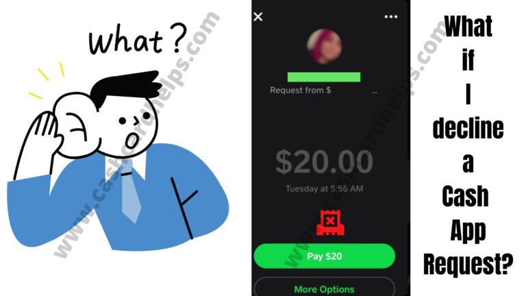 What if I decline a Cash App Request? [Intensively Explained]
